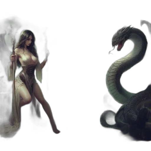 concept art, fantasy art, pixel art, comic book art transparent PNG cut-out