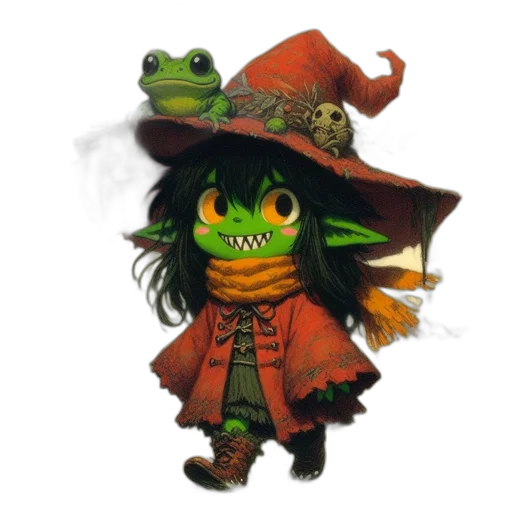 hat, staff, dragon, mask transparent PNG cut-out