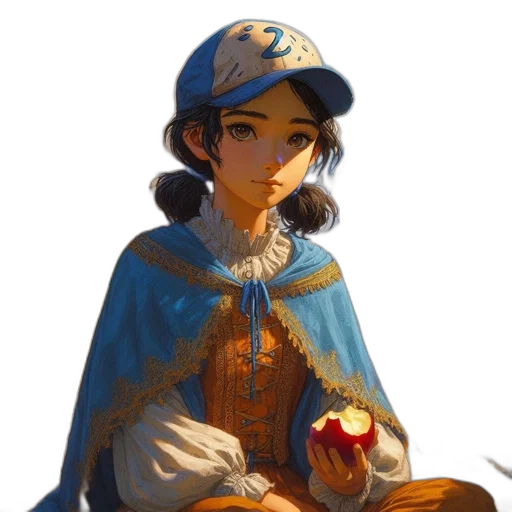 crown, staff, dress, food transparent PNG cut-out
