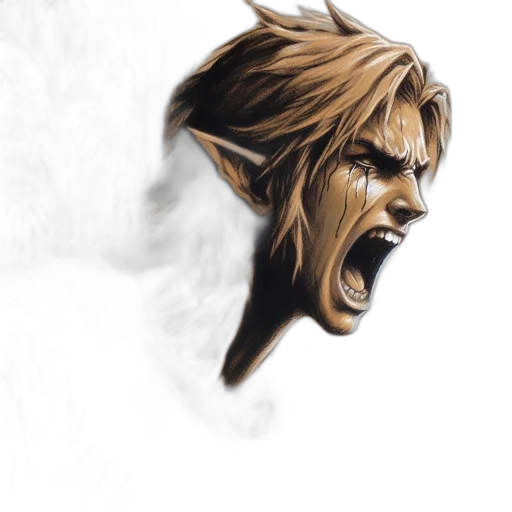 face, mask, hair, dragon transparent PNG cut-out