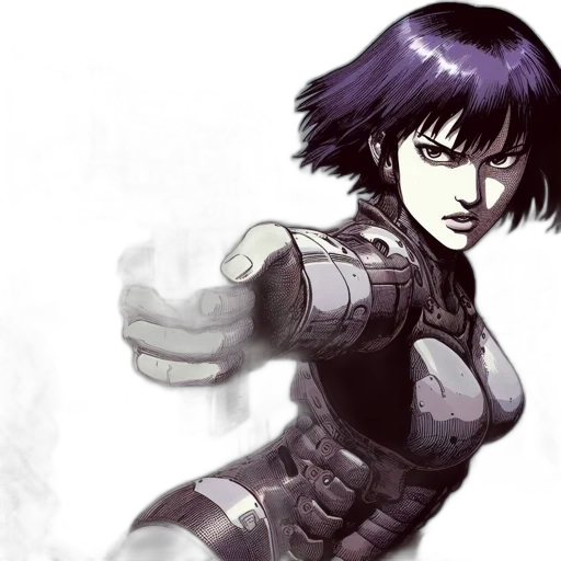 weapon, robot, comic book art, concept art transparent PNG cut-out