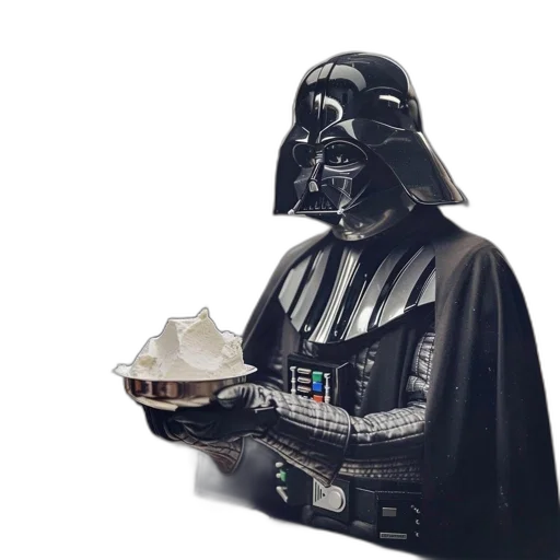 food, mask, 3d render, concept art transparent PNG cut-out