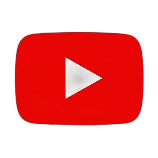 red, white, youtube, logo transparent PNG cut-out