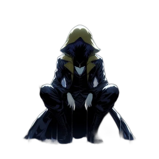 mask, jacket, robot, creature transparent PNG cut-out