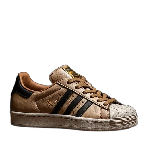 shoes, superstars, superstar, leather transparent PNG cut-out