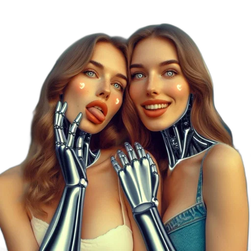 robot, mask, jewelry, face transparent PNG cut-out
