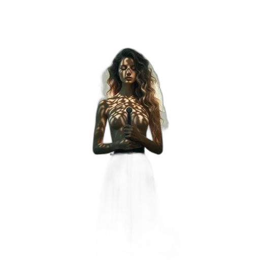 dress, jewelry, jacket, hair transparent PNG cut-out