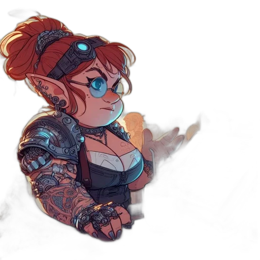 robot, concept art, cyberpunk, fantasy art transparent PNG cut-out