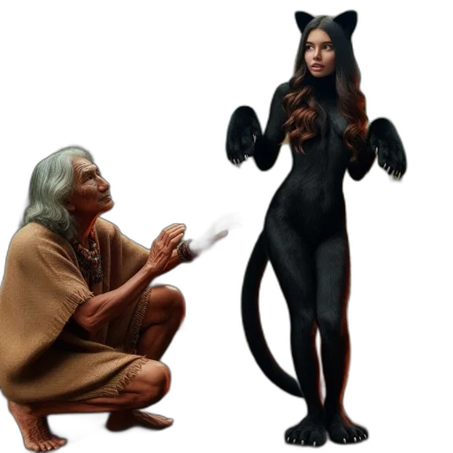 creature, animal, staff, concept art transparent PNG cut-out