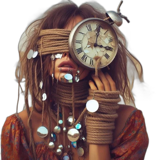 jewelry, mask, face, hair transparent PNG cut-out