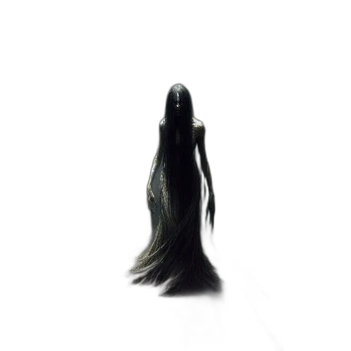 hair, dress, creature, animal transparent PNG cut-out