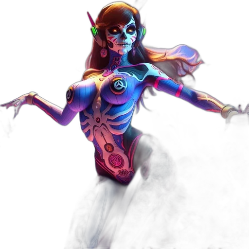 robot, concept art, fantasy art, 3d render transparent PNG cut-out