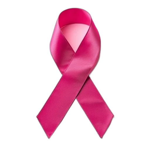 pink, ribbon, poster, showing transparent PNG cut-out