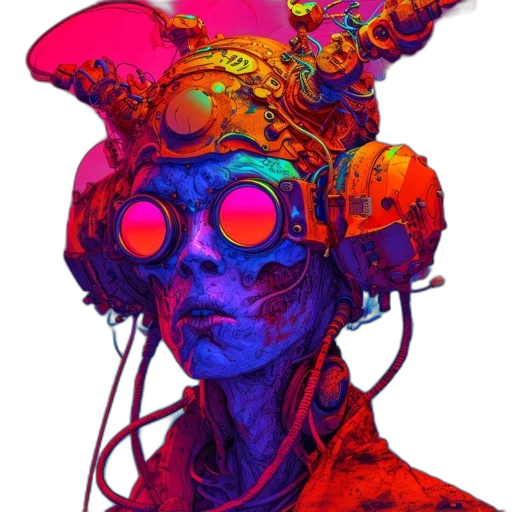 mask, robot, face, hat transparent PNG cut-out