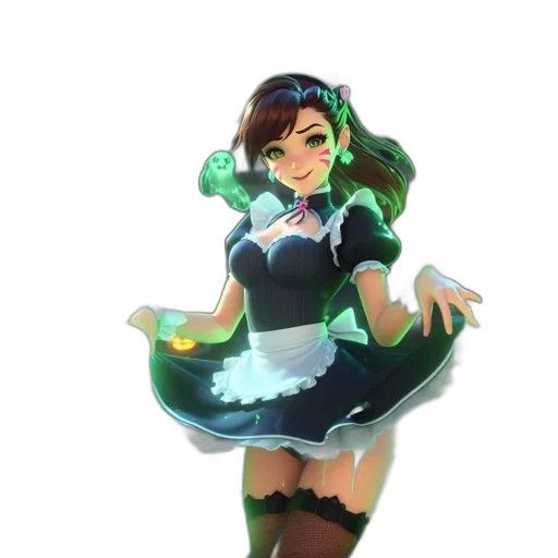 dress, staff, concept art, fantasy art transparent PNG cut-out
