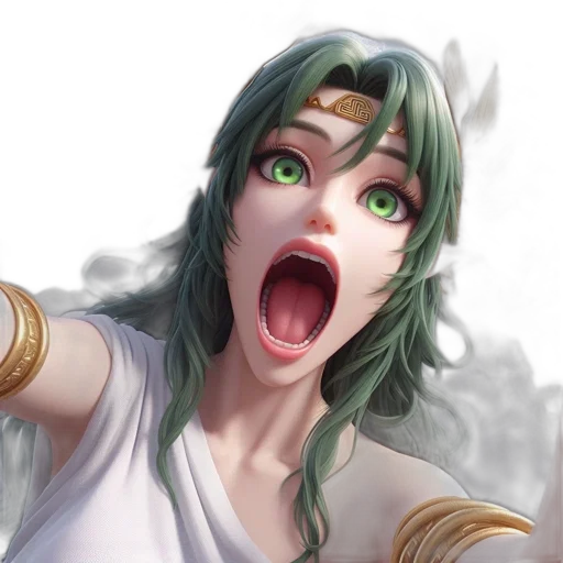 face, anime, fantasy art, concept art transparent PNG cut-out