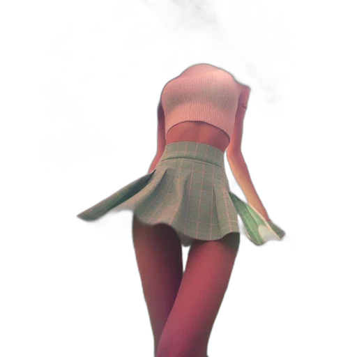 dress, staff, mask, hat transparent PNG cut-out