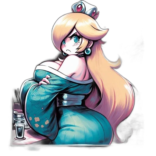 robot, crown, dress, staff transparent PNG cut-out