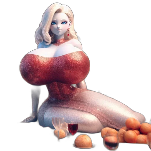 dress, robot, food, concept art transparent PNG cut-out
