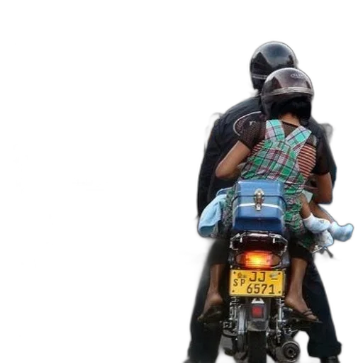busy, street, scene, motorcycle transparent PNG cut-out