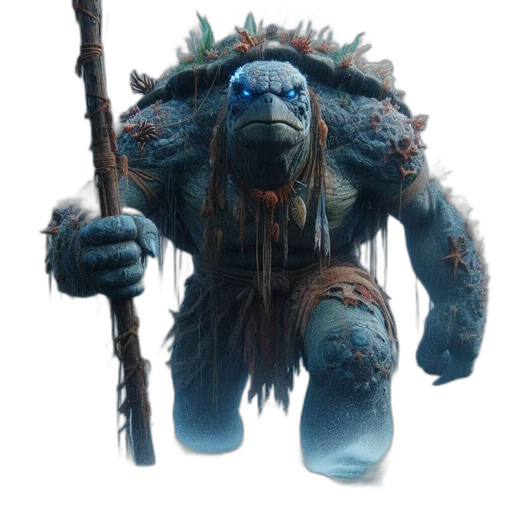 creature, staff, animal, face transparent PNG cut-out