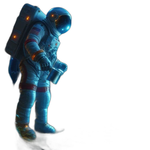 robot, jacket, concept art, 3d render transparent PNG cut-out