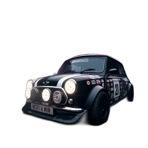 car, photorealistic, 3d render, concept art transparent PNG cut-out