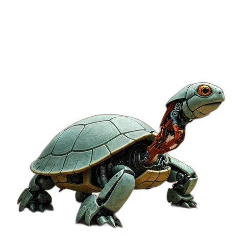 animal, creature, dragon, robot transparent PNG cut-out