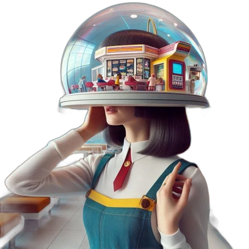 hat, robot, staff, jewelry transparent PNG cut-out