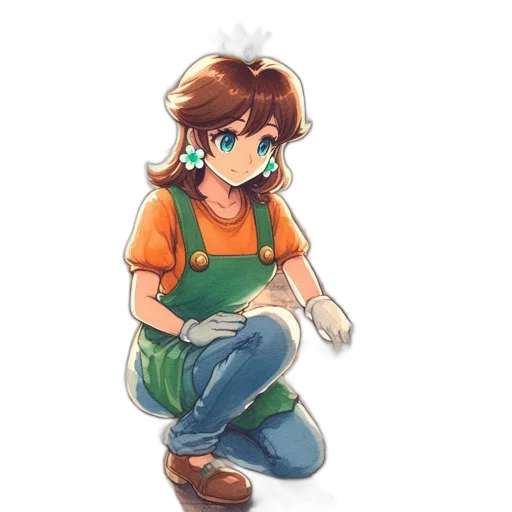 staff, jewelry, weapon, flower transparent PNG cut-out