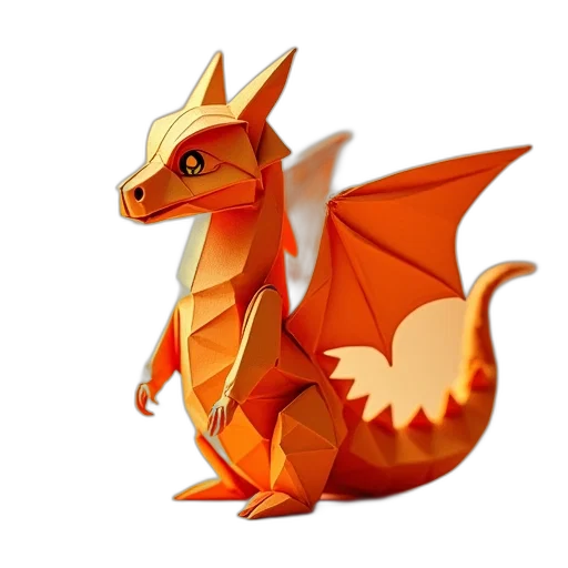 dragon, animal, staff, creature transparent PNG cut-out