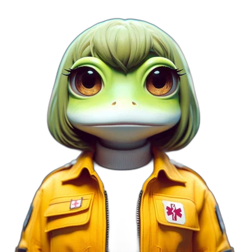 staff, jacket, face, mask transparent PNG cut-out