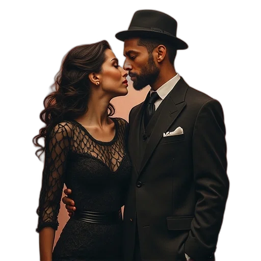 hat, dress, burt, joan transparent PNG cut-out