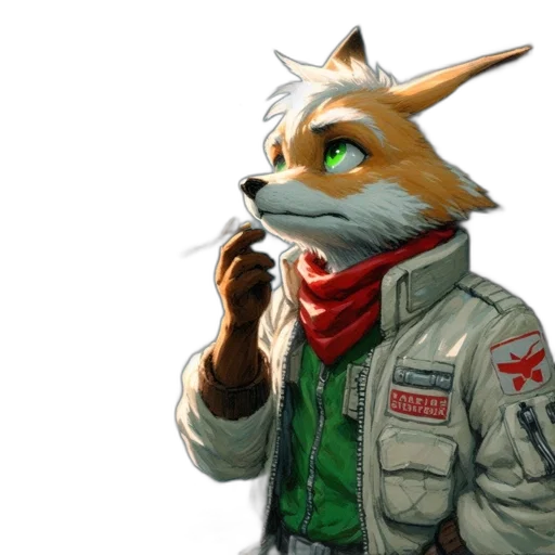 jacket, staff, animal, mask transparent PNG cut-out