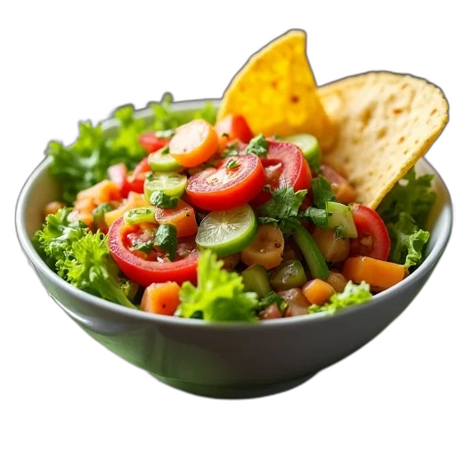 food, photorealistic, 3d render, bowl transparent PNG cut-out