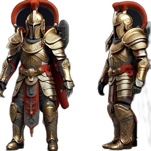 concept art, 3d render, fantasy art, red transparent PNG cut-out