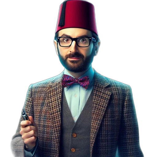 hat, staff, jacket, face transparent PNG cut-out