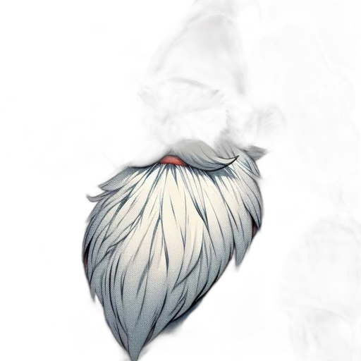 hair, mask, crown, staff transparent PNG cut-out