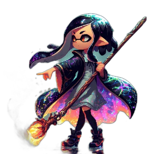 staff, weapon, jacket, dress transparent PNG cut-out