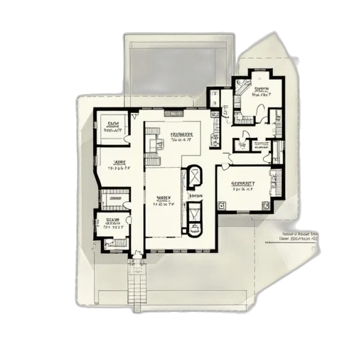 building, 3d render, photorealistic, first transparent PNG cut-out