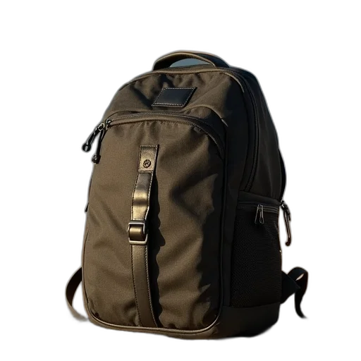 jacket, 3d render, earth tones, head transparent PNG cut-out