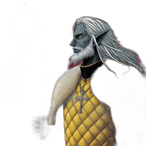 creature, hair, dragon, fantasy art transparent PNG cut-out