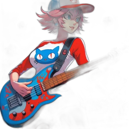jacket, hat, weapon, mask transparent PNG cut-out