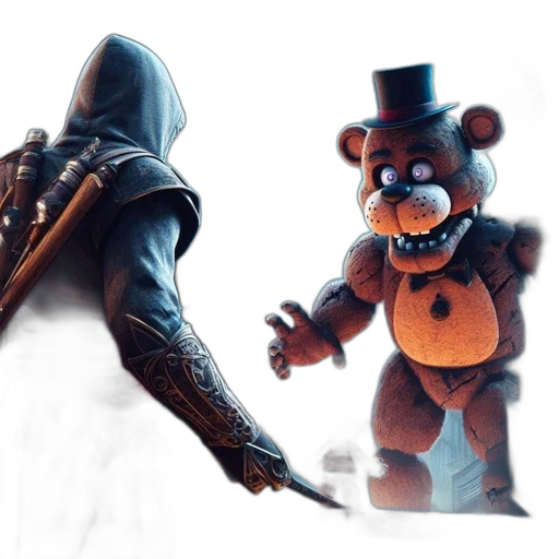 concept art, 3d render, fantasy art, dark transparent PNG cut-out