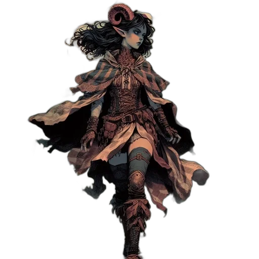 dress, mask, staff, crown transparent PNG cut-out