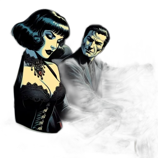 mask, comic book art, concept art, fantasy art transparent PNG cut-out