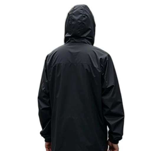 jacket, umbrella, staff, 3d render transparent PNG cut-out