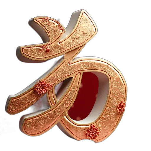 jewelry, crown, 3d render, chinese transparent PNG cut-out