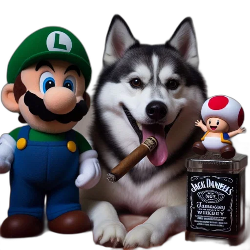 animal, bottle, hat, weapon transparent PNG cut-out