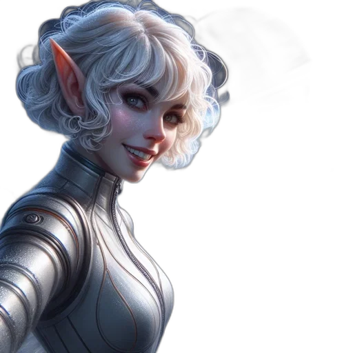 fantasy art, concept art, comic book art, photorealistic transparent PNG cut-out
